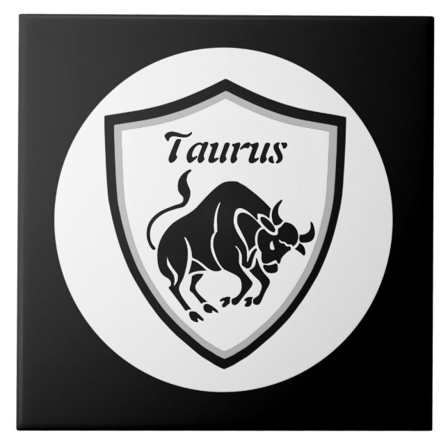 Taurus symbol     ceramic tile (Front)