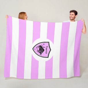 Taurus symbol fleece blanket
