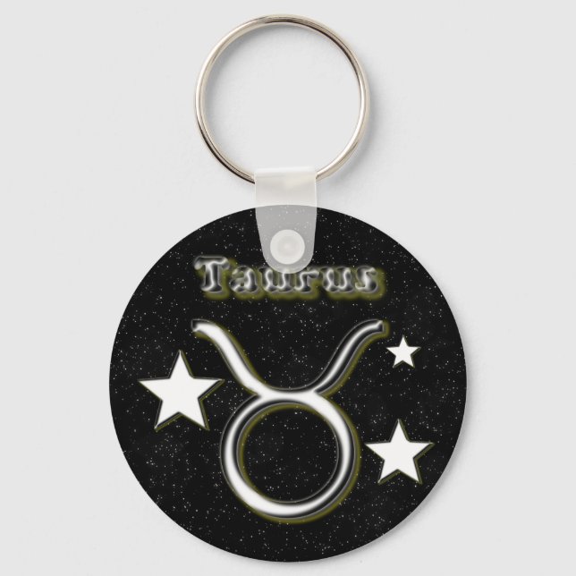 Taurus symbol key ring (Front)