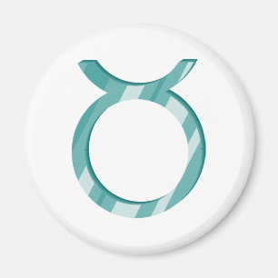 Taurus symbol magnet