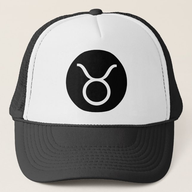 Taurus Symbol Trucker Hat (Front)