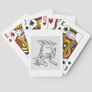 Taurus (the Bull) an illustration from the 'Poetic Playing Cards