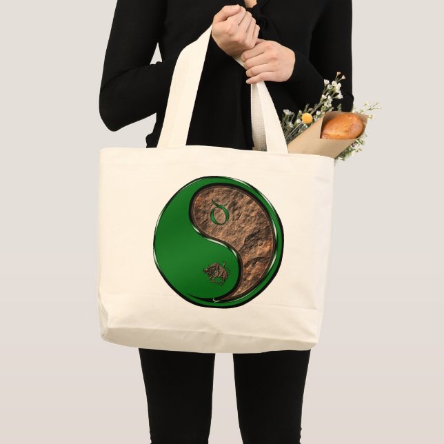 Taurus the Bull Large Tote Bag (Front (Product))