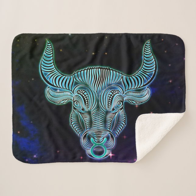 taurus the bull zodiac blanket (Front (Horizontal))