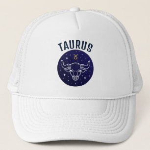 Taurus the Bull Zodiac Design Hat
