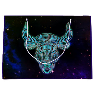 taurus the bull zodiac gift bag