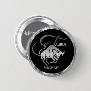 Taurus ♉ the Bull - Zodiac Horoscope 6 Cm Round Badge