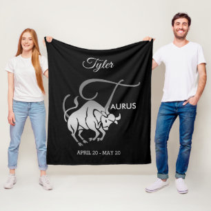 Taurus ♉ the Bull - Zodiac Horoscope Fleece Blanket