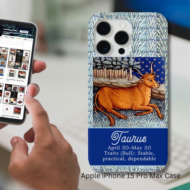 Taurus the Bull Zodiac Sign Birthday Party Case-Mate iPhone Case (Taurus the Bull Zodiac Sign Birthday Party Case-Mate iPhone Case)