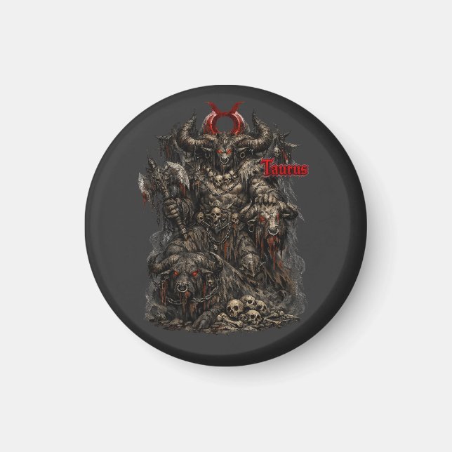 Taurus — The Infernal Warlord Magnet (Front)
