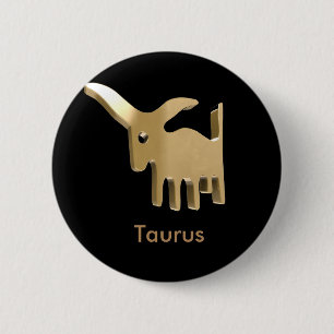 Taurus,Toro 6 Cm Round Badge
