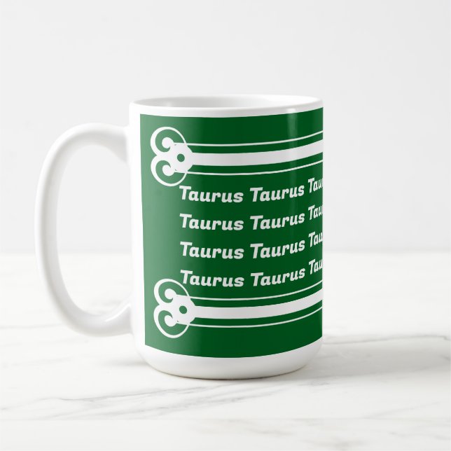 Taurus Vibes Coffee Mug (Left)