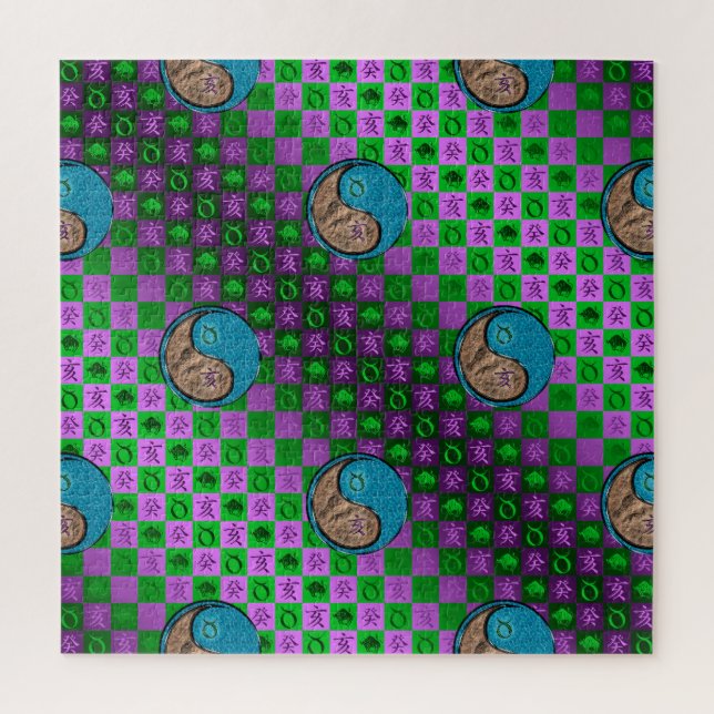 Taurus & Water Boar Jigsaw Puzzle (Vertical)