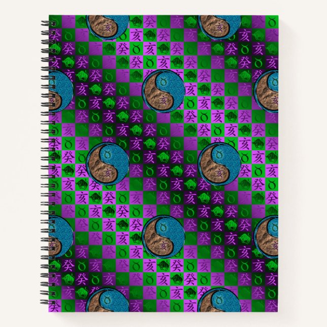 Taurus & Water Boar Notebook (Front)