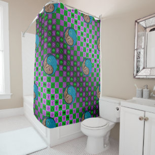 Taurus & Water Boar Shower Curtain