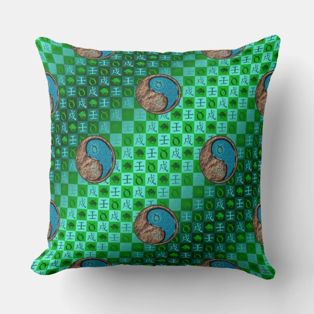 Taurus & Water Dog Cushion (Front)