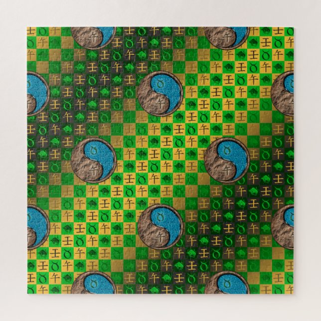 Taurus & Water Horse Jigsaw Puzzle (Vertical)