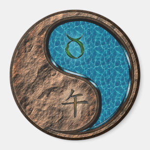 Taurus & Water Horse Magnet
