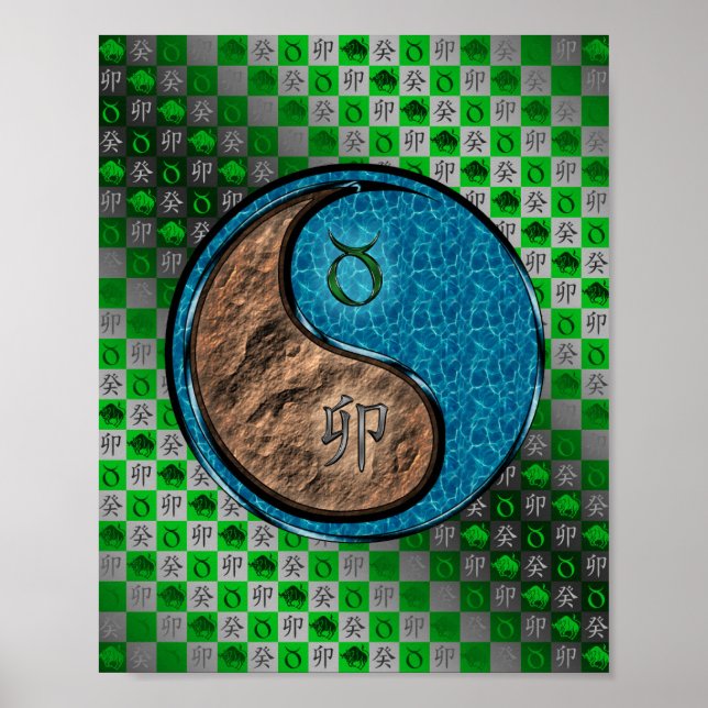 Taurus & Water Rabbit Poster (Front)