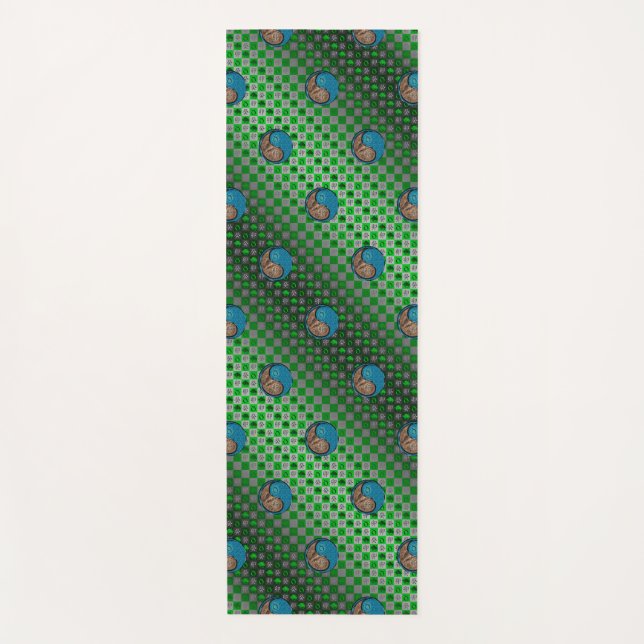 Taurus & Water Rabbit Yoga Mat (Front)