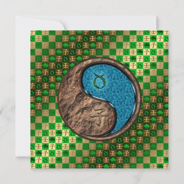 Taurus & Water Rat Card (Front)