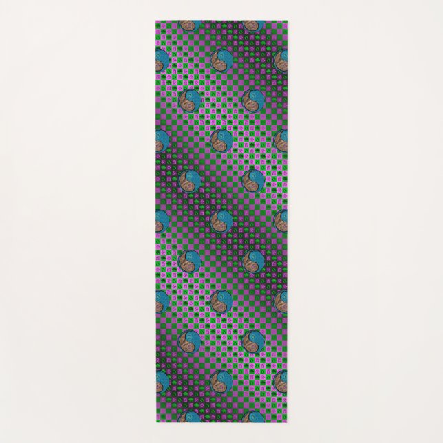 Taurus & Water Rooster Yoga Mat (Front)
