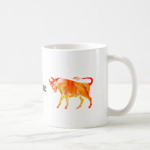 Taurus  Watercolor Art Coffee Mug
