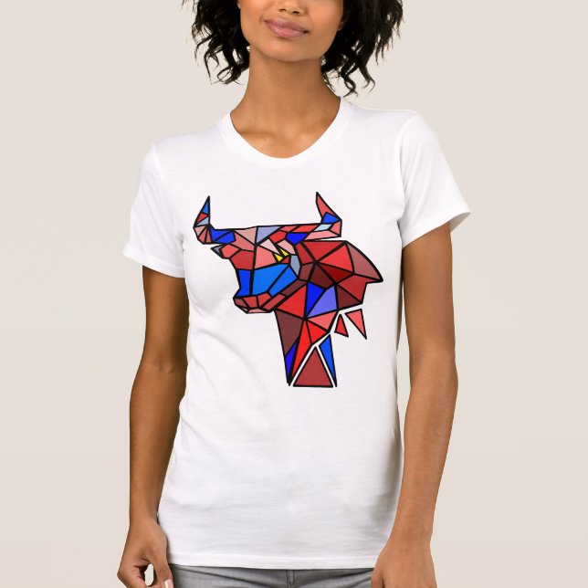 Taurus Woman T‑Shirt – Aesthetic Bull Zodiac Tee  (Front)