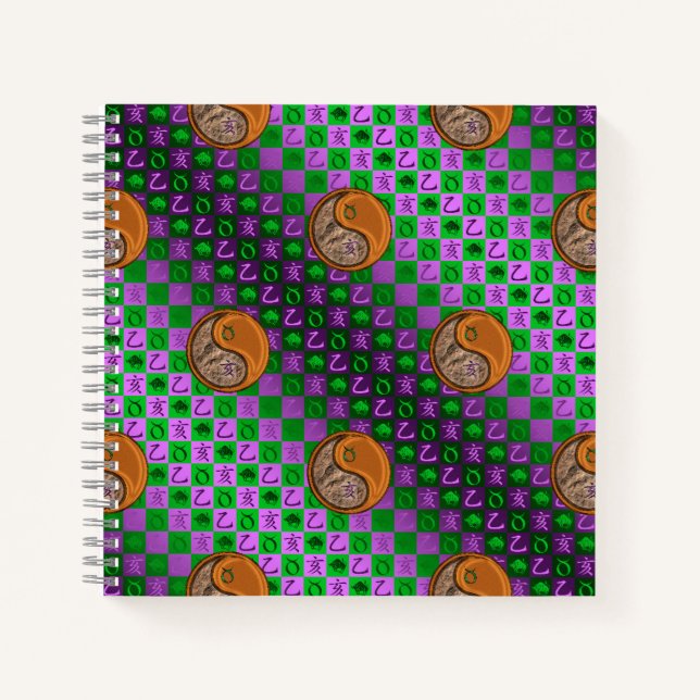 Taurus & Wood Boar Notebook (Front)