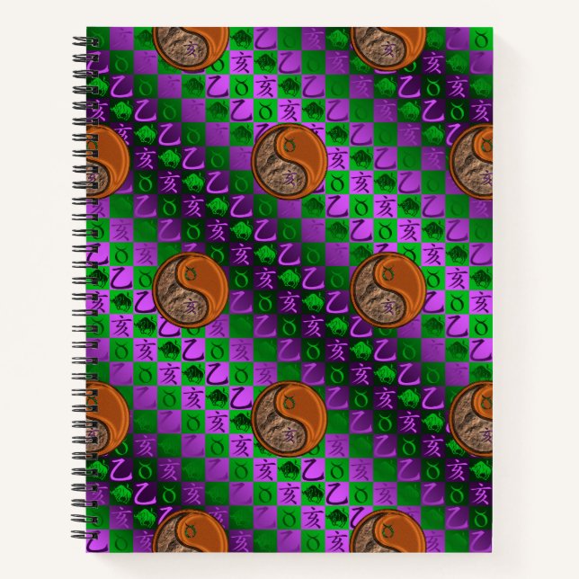 Taurus & Wood Boar Notebook (Front)