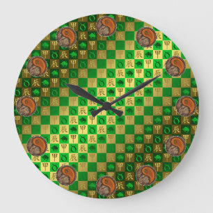 Taurus & Wood Dragon Large Clock