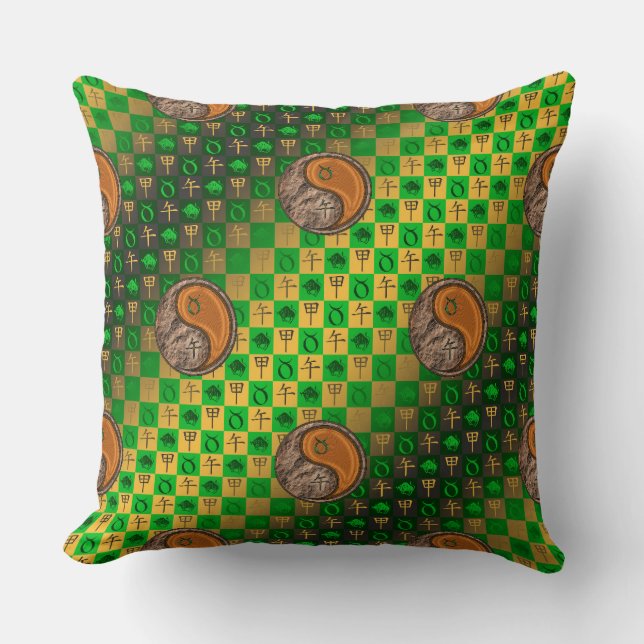 Taurus & Wood Horse Cushion (Front)