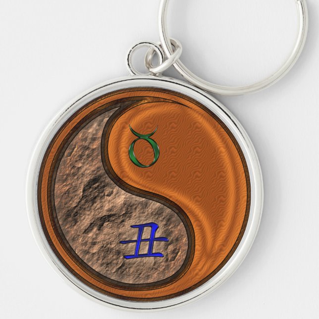 Taurus & Wood Ox Key Ring (Front)