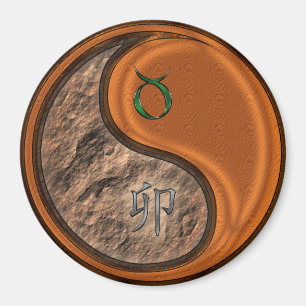 Taurus & Wood Rabbit Magnet