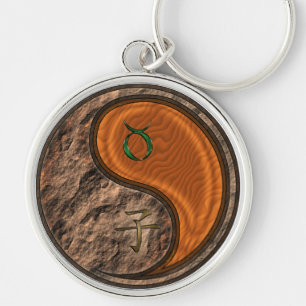 Taurus & Wood Rat Key Ring