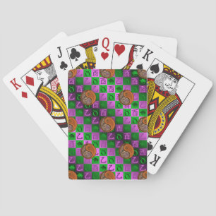 Taurus & Wood Rooster Playing Cards