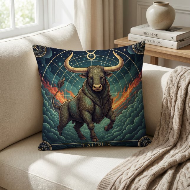 Taurus Zodiac Celestial Cushion (Creator Uploaded)