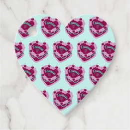 Taurus Zodiac Coquette Heart Birthday Cake Favour Tags