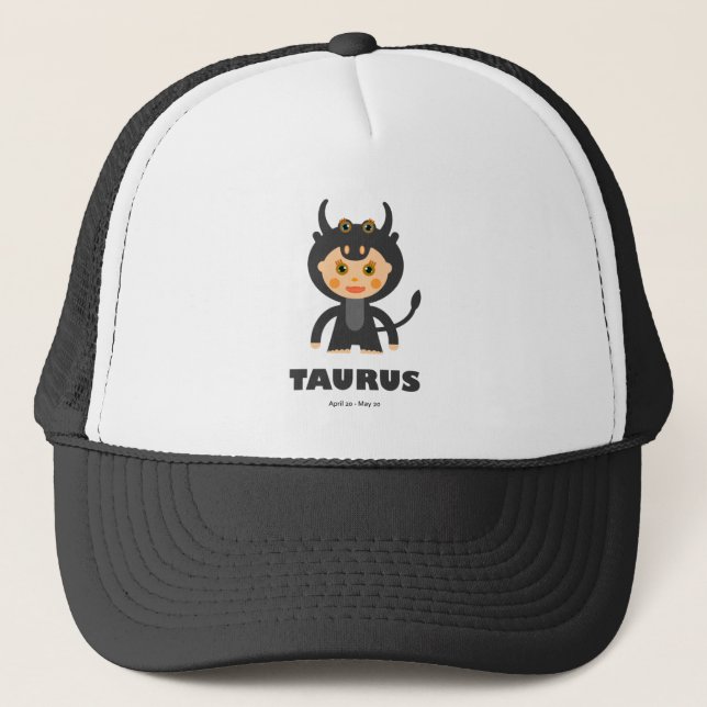 Taurus Zodiac for Kids Trucker Hat (Front)
