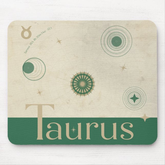 Taurus Zodiac Mousepad (Front)