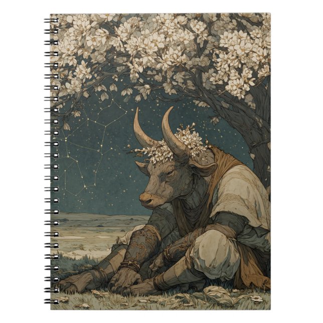 Taurus Zodiac Notebook (Front)
