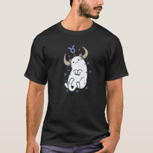 Taurus Zodiac Sign as a Cat Horoscope T-Shirt