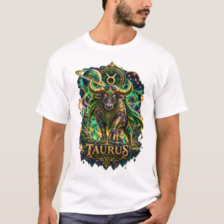 Taurus Zodiac Sign Astrology Celestial Bull T-Shir T-Shirt