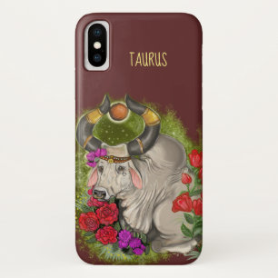 Taurus Zodiac Sign iPhone X Case