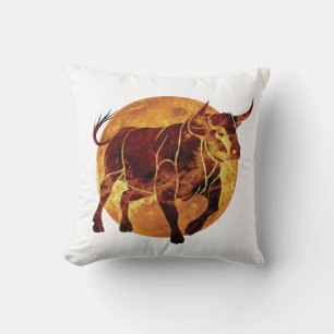 Taurus Zodiac Sign Cushion
