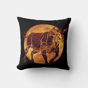 Taurus Zodiac Sign Cushion