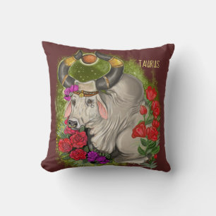 Taurus Zodiac Sign Cushion