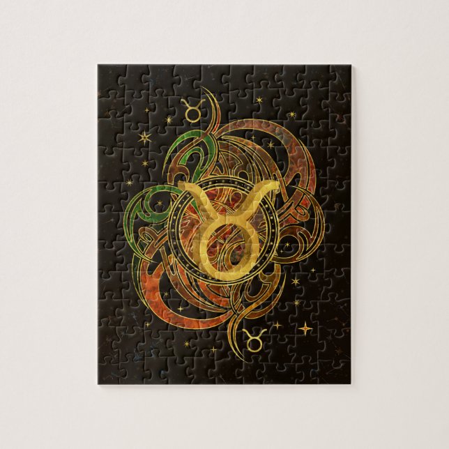 Taurus Zodiac Sign Earth element Jigsaw Puzzle (Vertical)