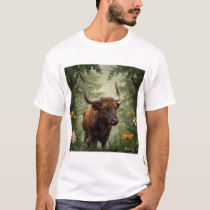 Taurus Zodiac Sign   Grounded Taurus Design T-Shirt