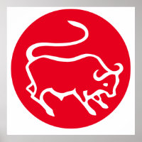 Taurus Zodiac Sign Modern Minimalist Plain Elegant